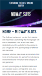 Mobile Screenshot of midwayslots.com